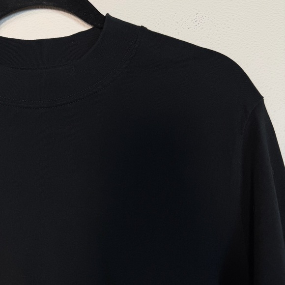 Province of Canada Black Mock Neck Jersey Knit Dress Size Small Made in Canada - Picture 5 of 16